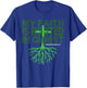 Christian T Shirt My Faith is Rooted in Christ T-Shirt - T-Shirt | Royal