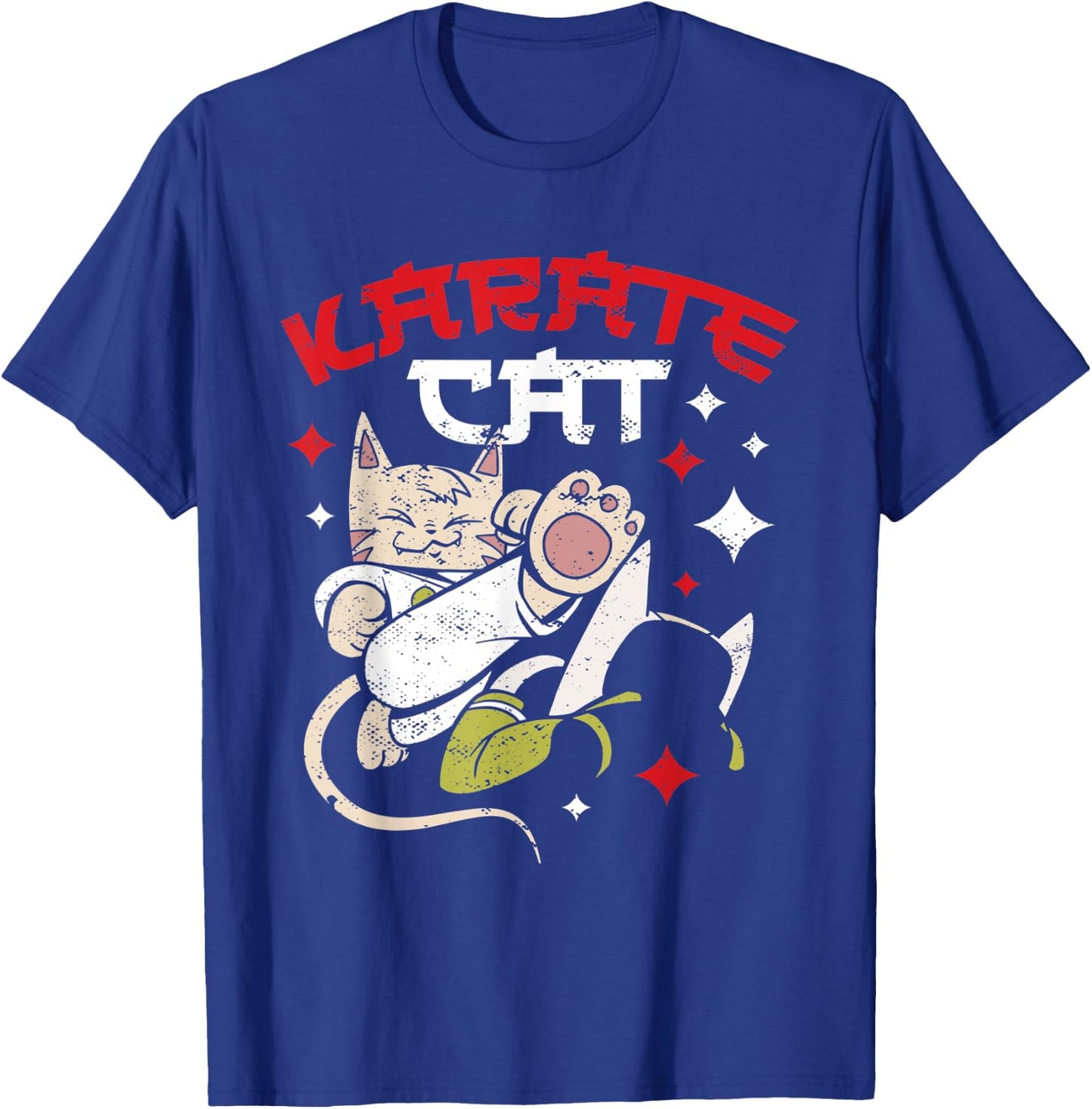 Karate Cat T-Shirt - T-Shirt | Royal