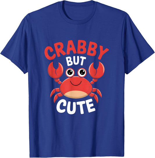 Crabby But Cute Pun Lovers T-Shirt - T-Shirt | Royal