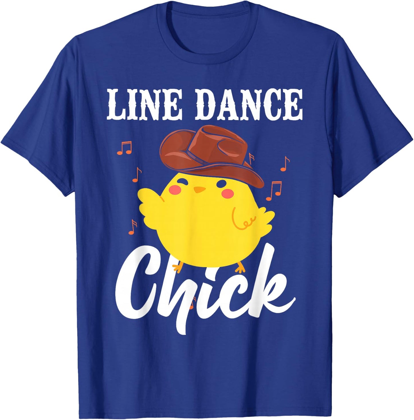 Line Dancing Dance Teacher Chicken Girl Line Dance Chick T-Shirt - T-Shirt | Royal