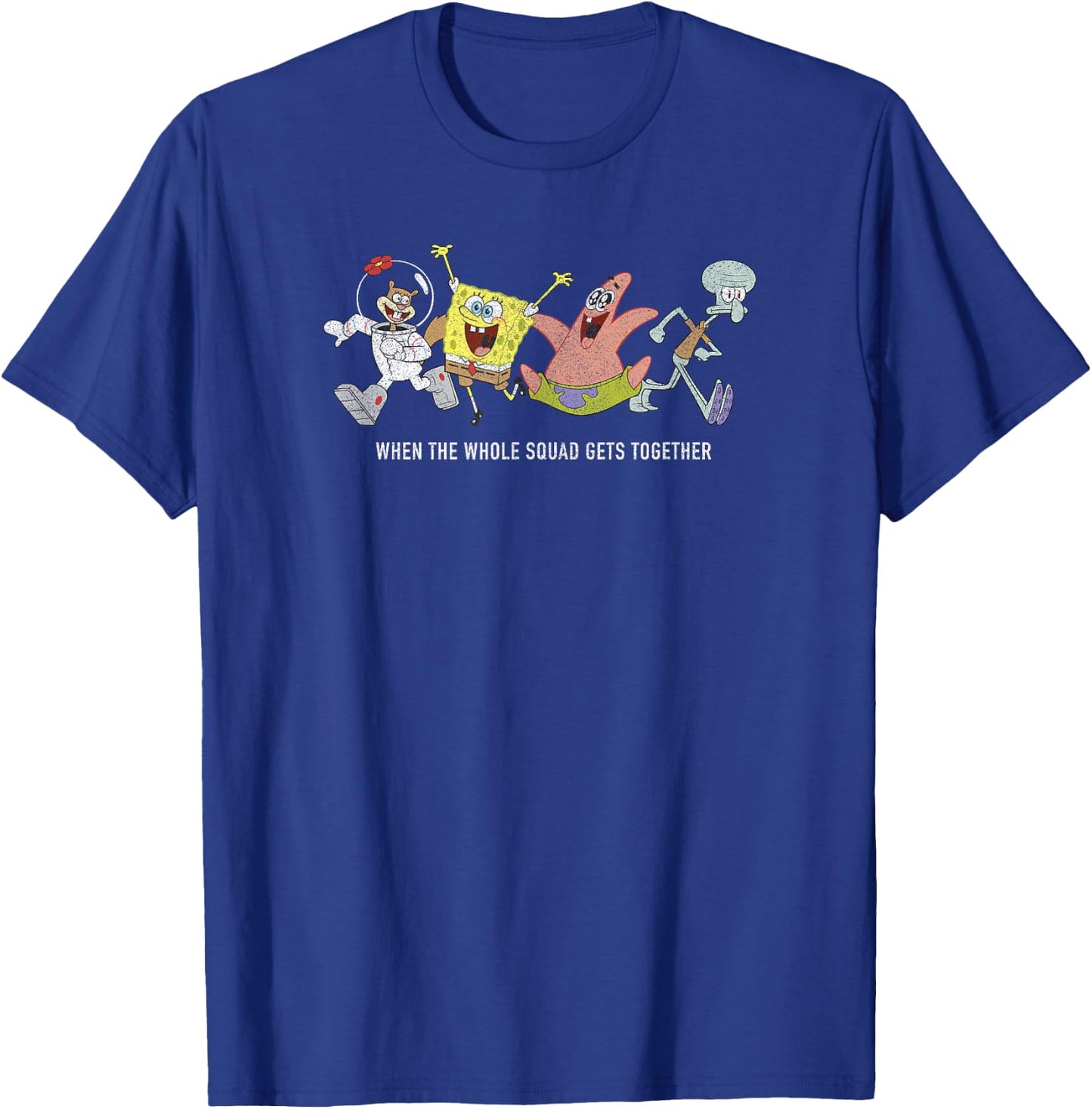 SpongeBob SquarePants Whole Squad Meme , black T-Shirt - T-Shirt | Royal