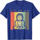 Retro Vintage Buddha Meditation - Let It Go - Spiritual T-Shirt - T-Shirt | Royal