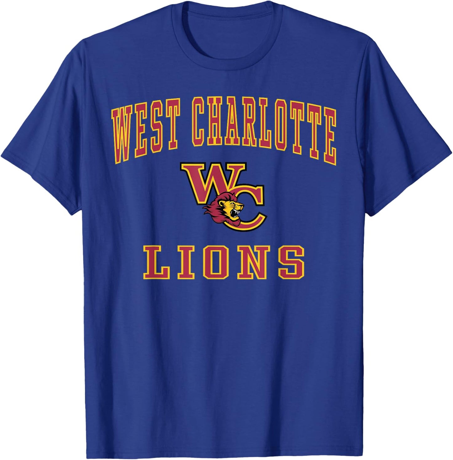 West Charlotte High School Lions T-Shirt - T-Shirt | Royal