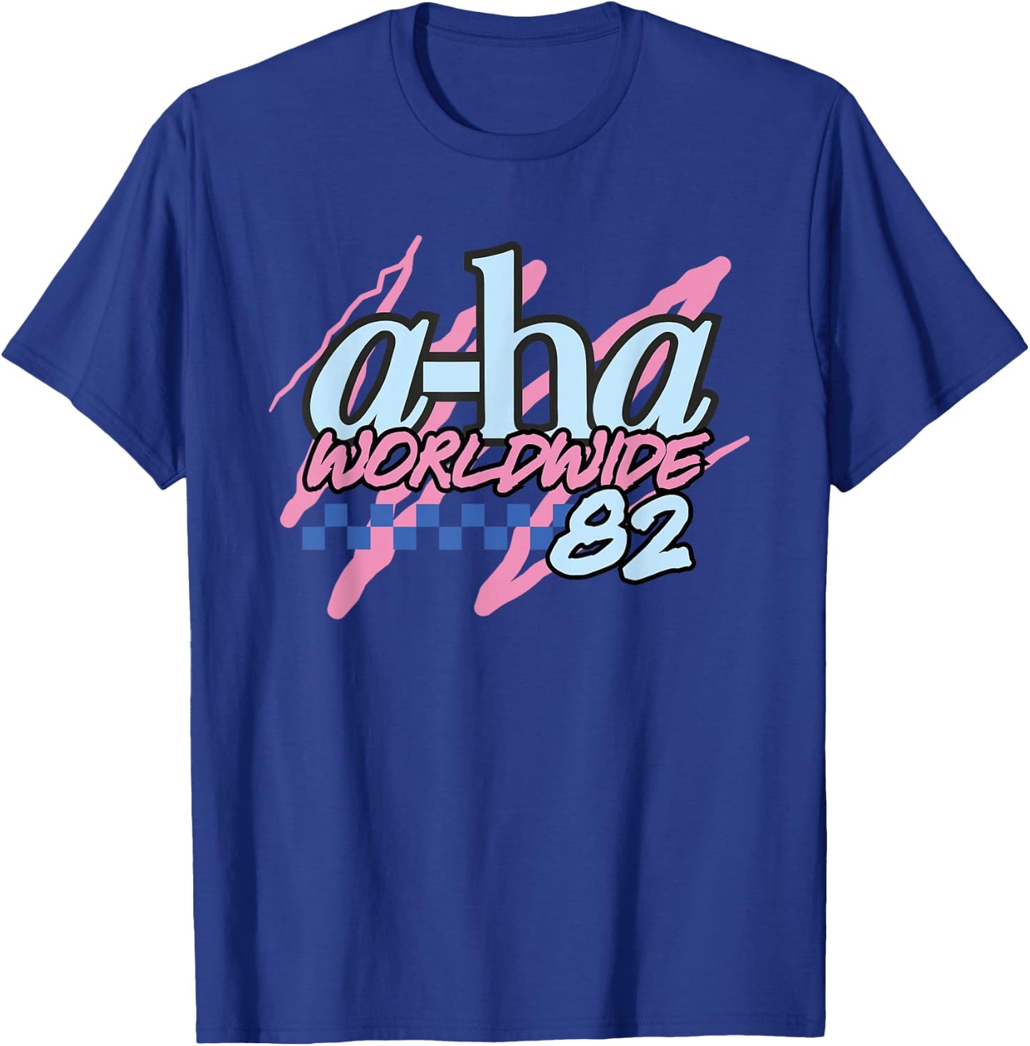 A-Ha '82 Worldwide T-Shirt - T-Shirt | Royal