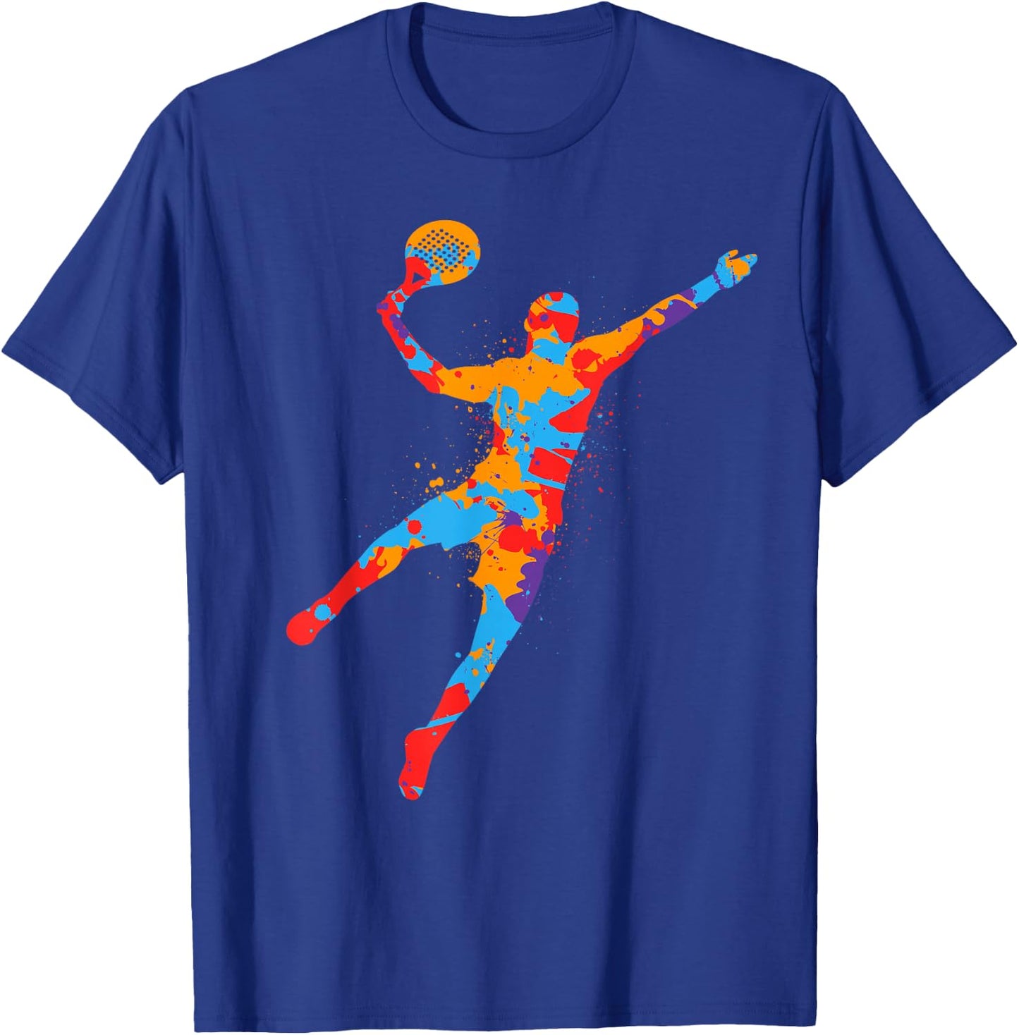 Padel Tennis Colourful Padel Player Padel Tennis Padel T-Shirt - T-Shirt | Royal