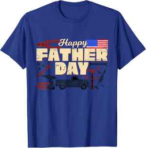 Happy Father's Day for Fathers Day Dad Men T-Shirt - T-Shirt | Royal