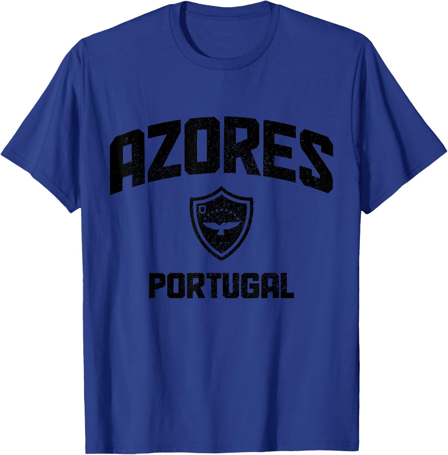 Azores Flag Portugal Sao Miguel Faial Vintage Souvenir T-Shirt - T-Shirt | Royal