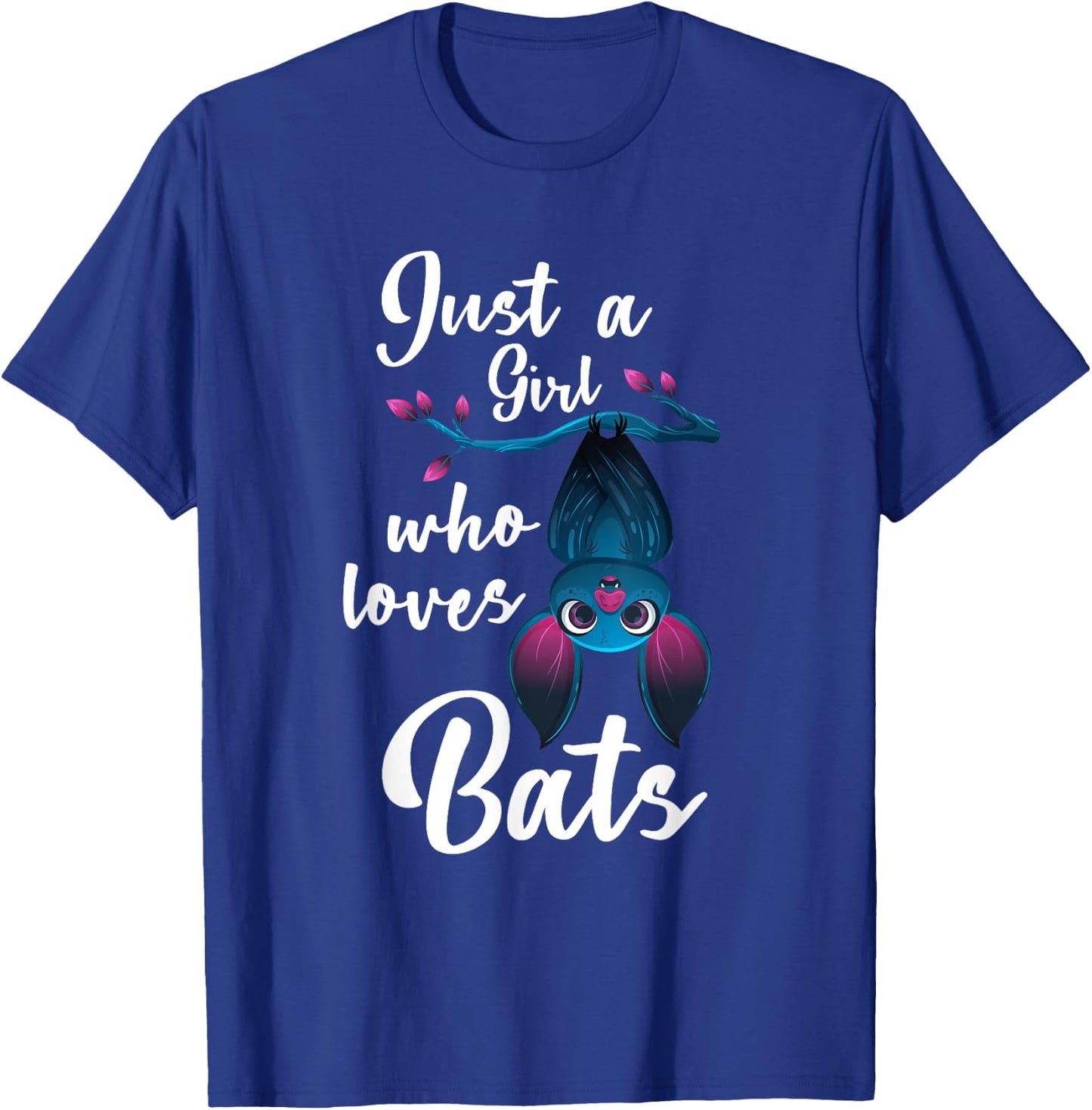 Just A Girl Who Loves Bats Bat T-Shirt - T-Shirt | Royal