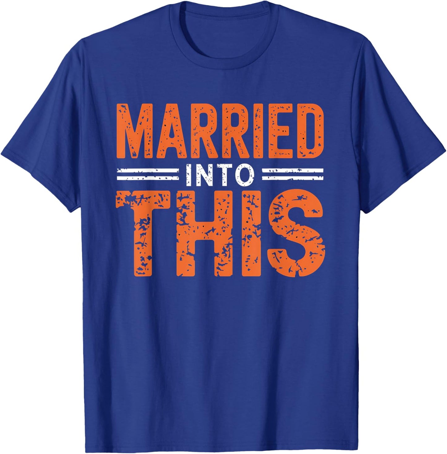 Vintage Married Into This Cleveland T-Shirt - T-Shirt | Royal
