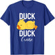 Duck Duck Cruise for Family Cruising Group , Small, Black T-Shirt - T-Shirt | Royal