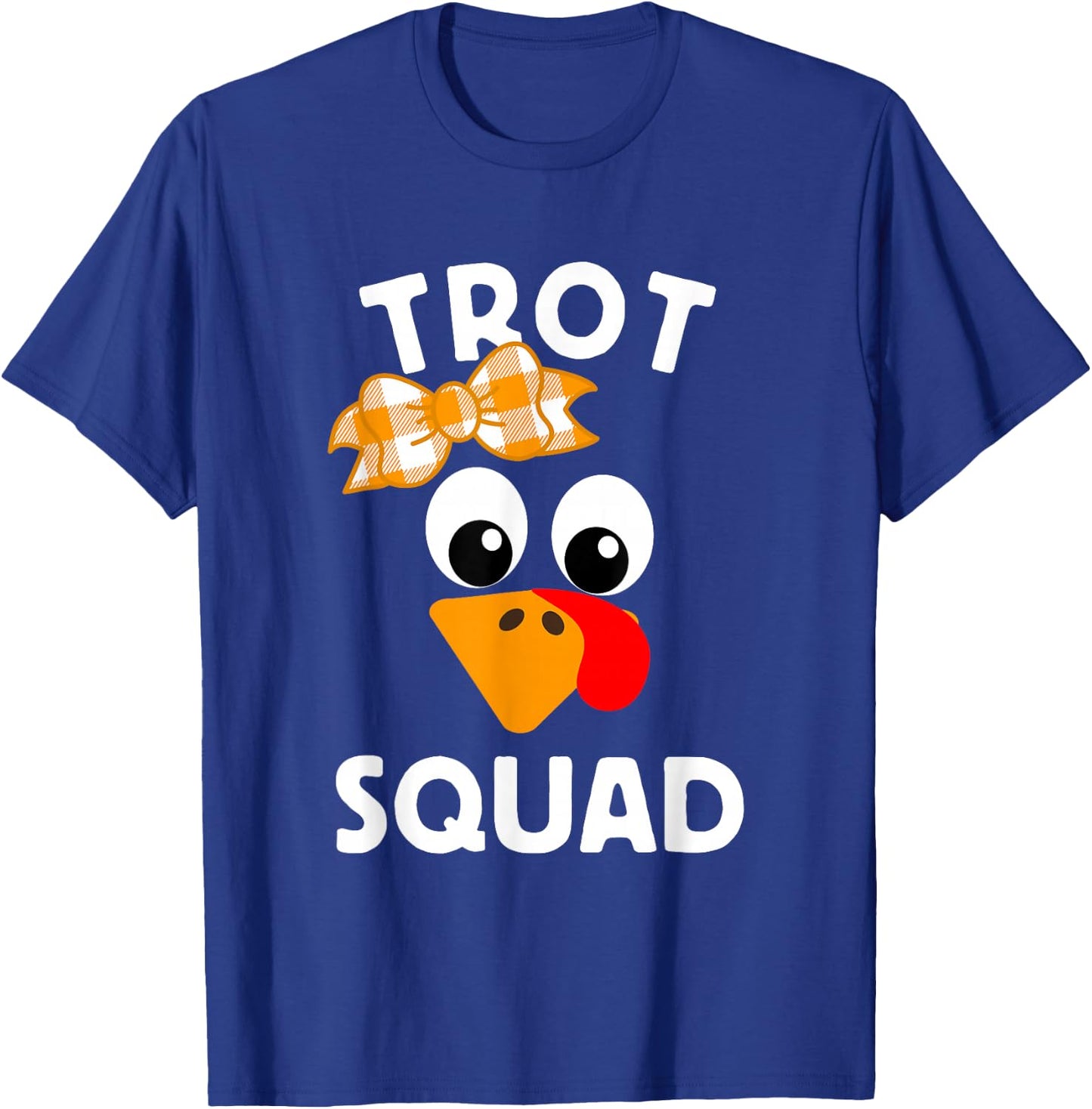 Thanksgiving Day Running Turkey Trot Squad T-Shirt - T-Shirt | Royal