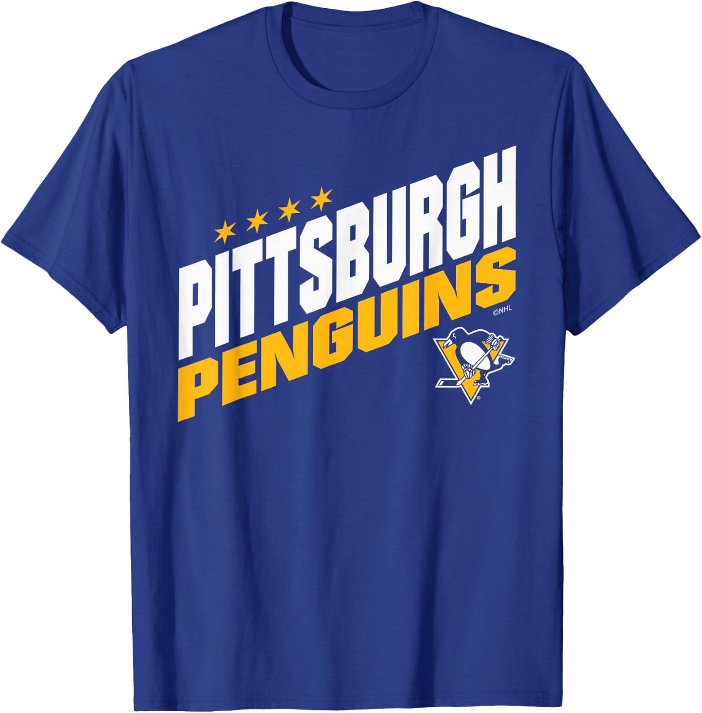 Pittsburgh Penguins Fuel Black Officially Licensed T-Shirt - T-Shirt | Royal