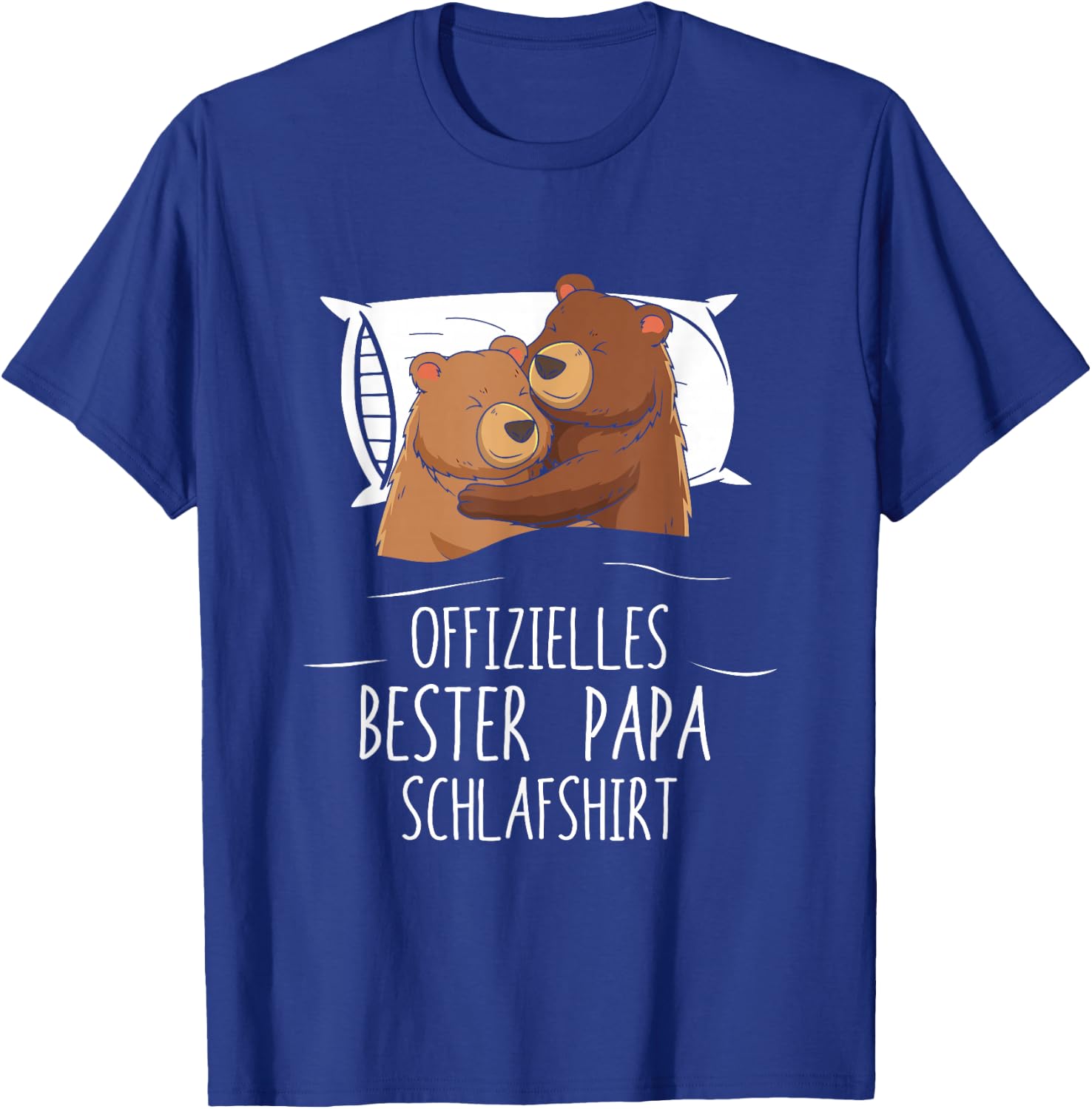 Official Best Dad Sleep Shirt for Dads Father's Day Dad , black T-Shirt - T-Shirt | Royal