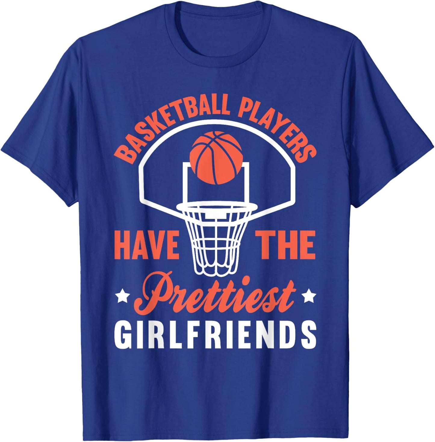Basketball Player Girlfriend Bball Gameday T-Shirt - T-Shirt | Royal