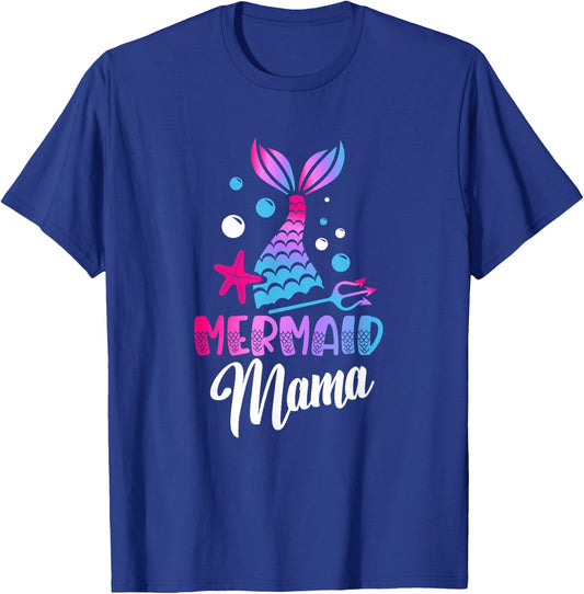 Mermaid Mama Mermaid Lover Underwater Fantasy T-Shirt - T-Shirt | Royal