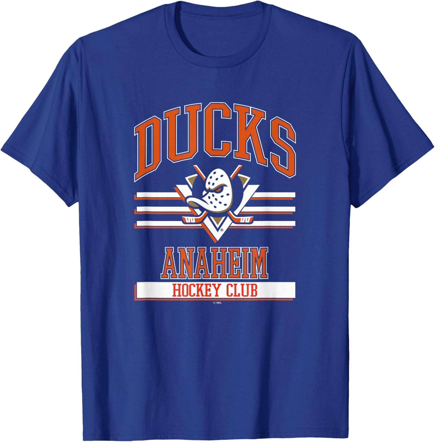 Anaheim Ducks Hockey Club Black Officially Licensed T-Shirt - T-Shirt | Royal