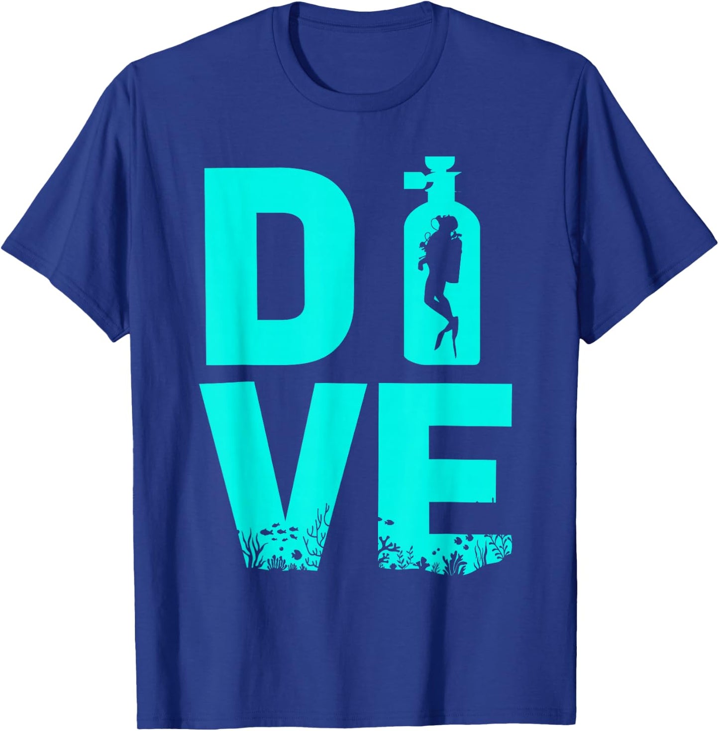 Art amusant sur le thème de la plongée sous-marine pour hommes et femmes T-Shirt - T-Shirt | Royal