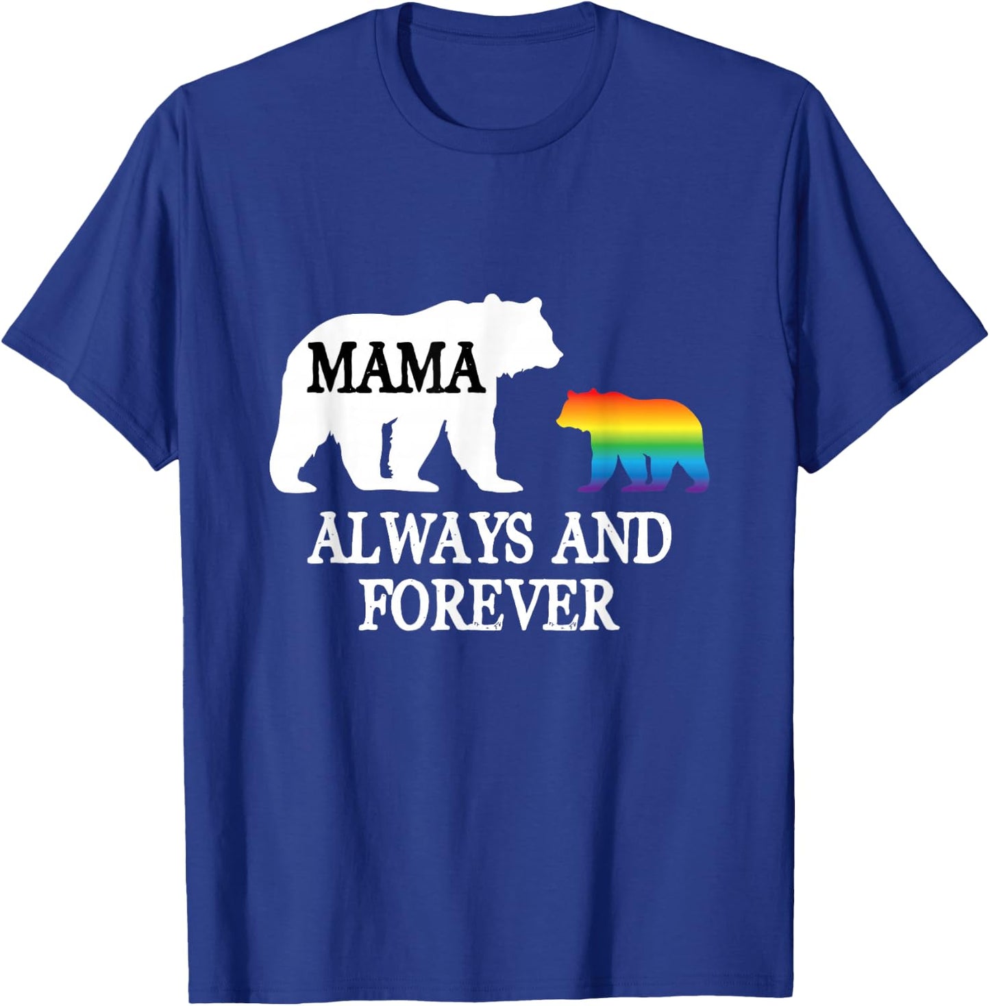 Mama Bear Pride Rainbow Queer Gay Lesbisch Mom Party LGBTQ T-Shirt - T-Shirt | Royal