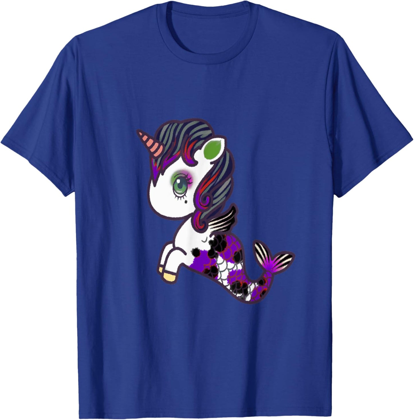 Mermaid Unicorn Mermicorno T-Shirt - T-Shirt | Royal