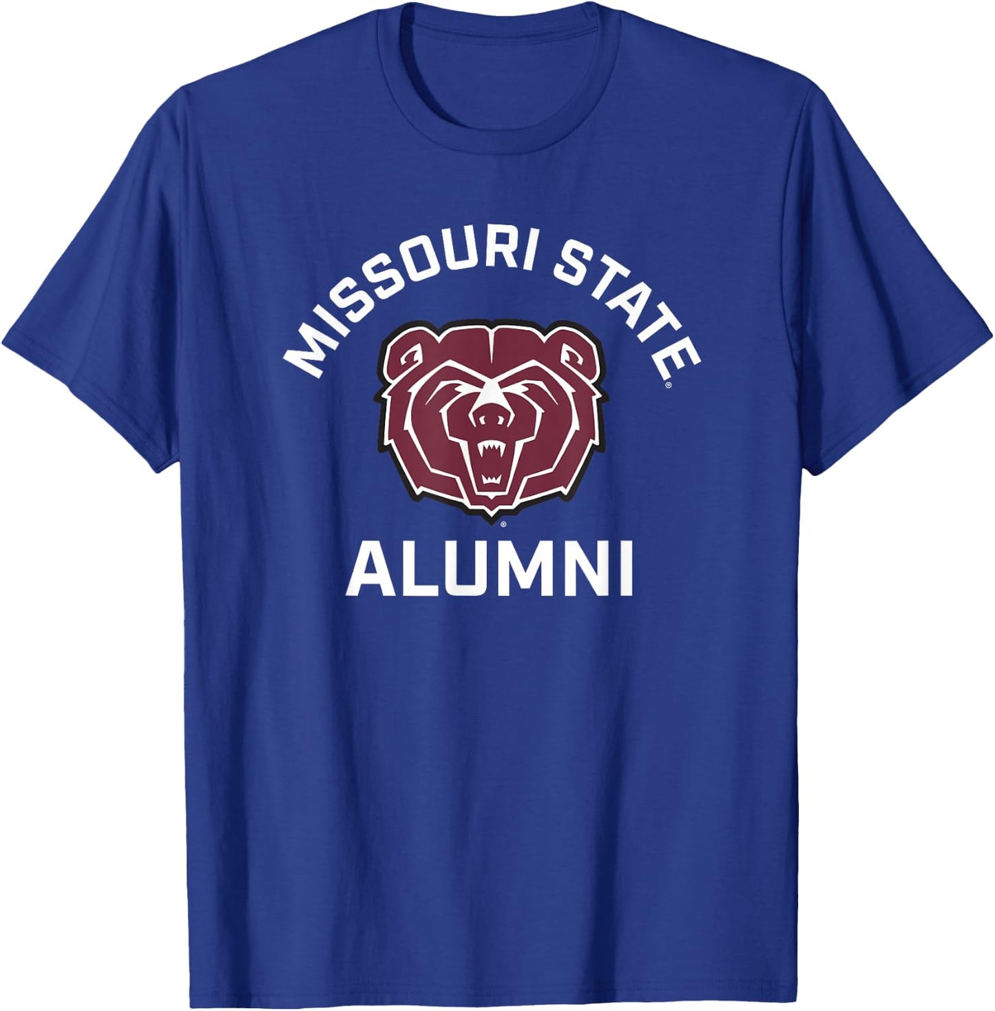 Missouri State University MSU Bears Arched Alumni T-Shirt - T-Shirt | Royal