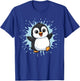 Happy Baby Penguin Splash Cute Arctic Friend T-Shirt - T-Shirt | Royal