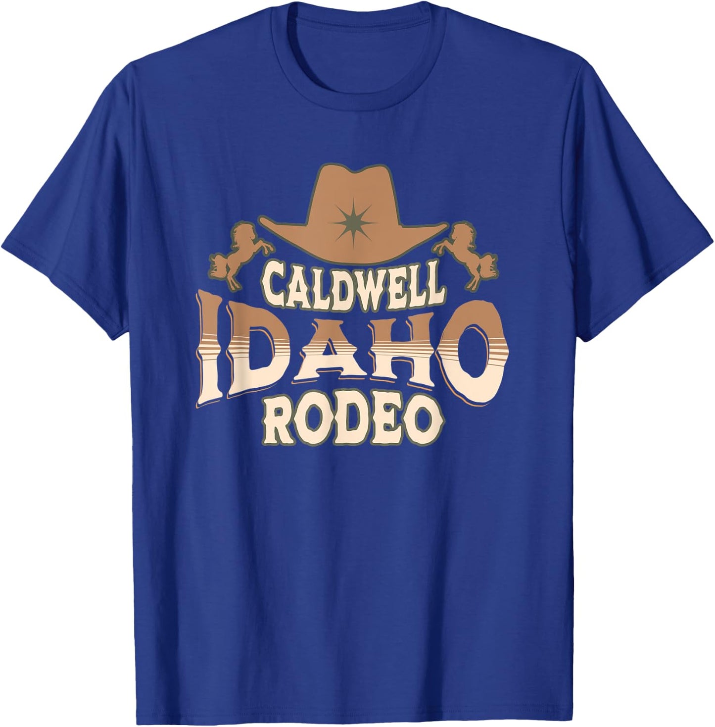 Caldwell Idaho Rodeo T-Shirt - T-Shirt | Royal