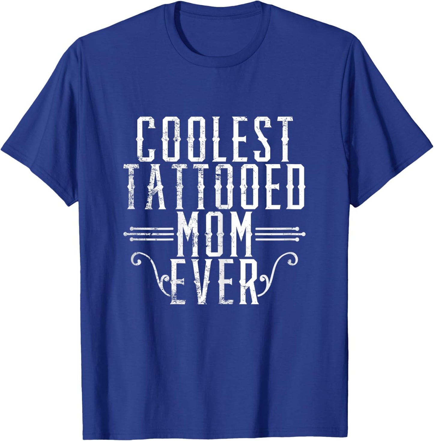 Inked Mama Mom Leopard Tattooed Mom Temporary Tattoos T-Shirt - T-Shirt | Royal