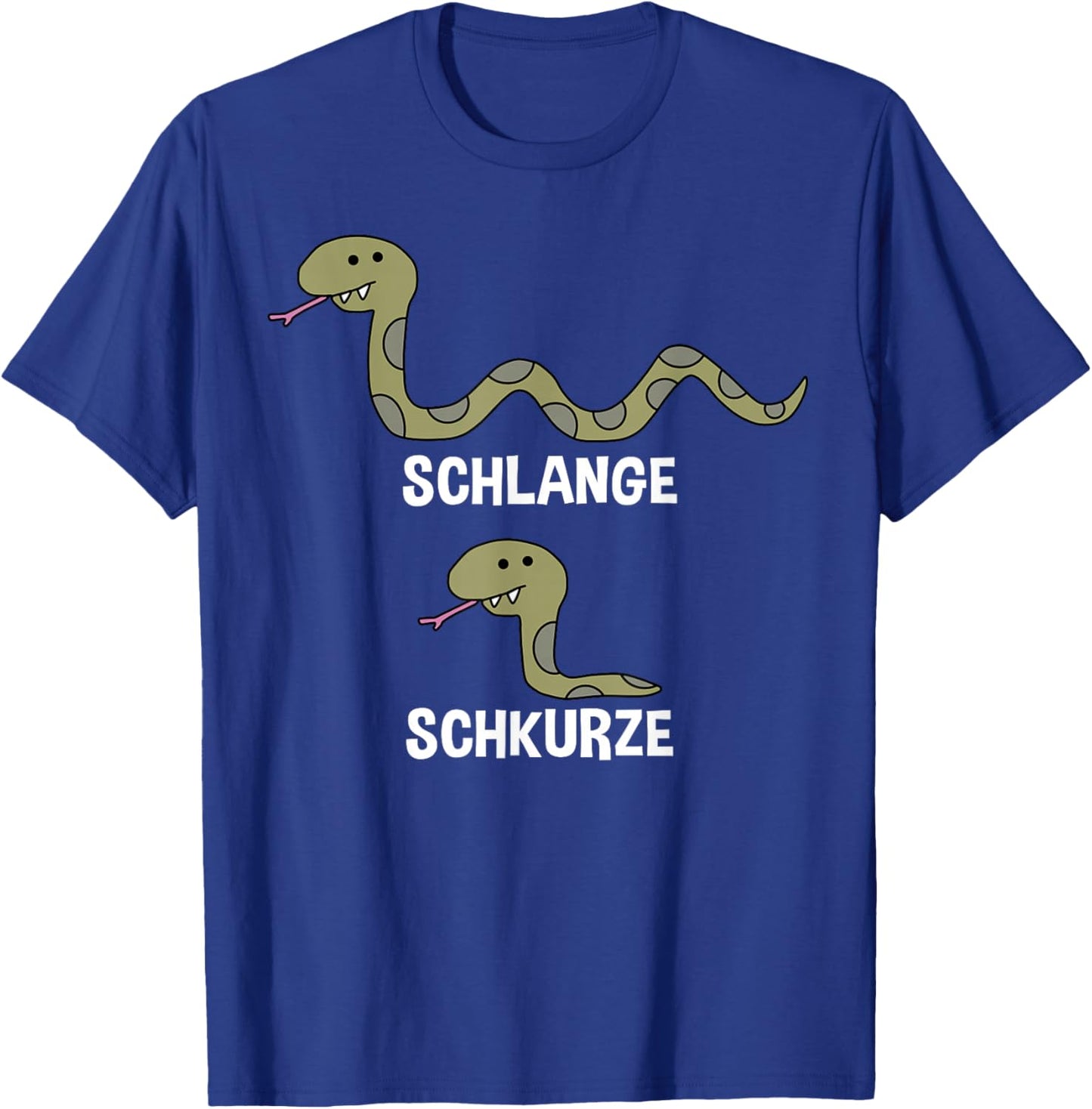 Funny snake short , black T-Shirt - T-Shirt | Royal