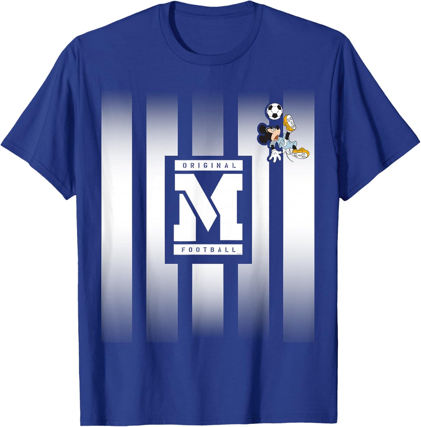 Disney Mickey Mouse Original Football M Soccer T-Shirt - T-Shirt | Royal