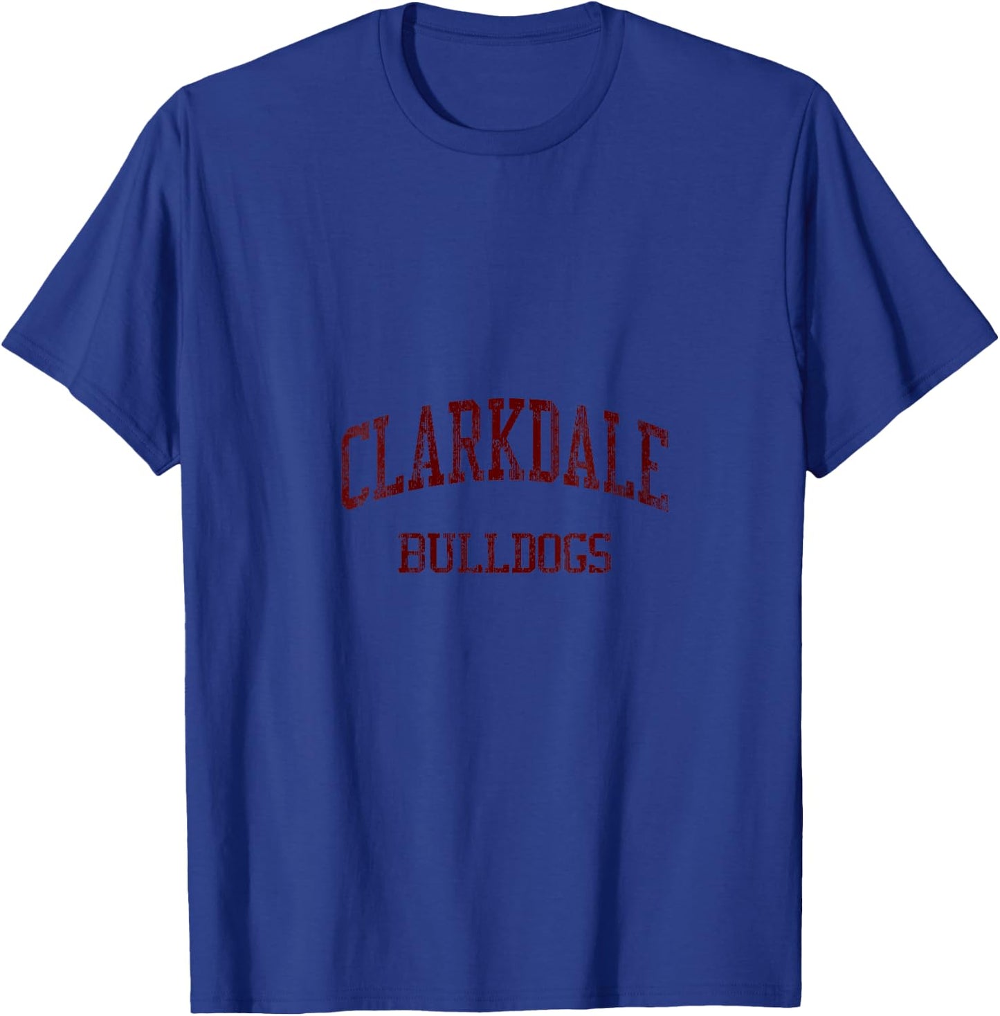 Clarkdale High School HS Meridian MS Vintage Sports V-Neck T-Shirt - T-Shirt | Royal