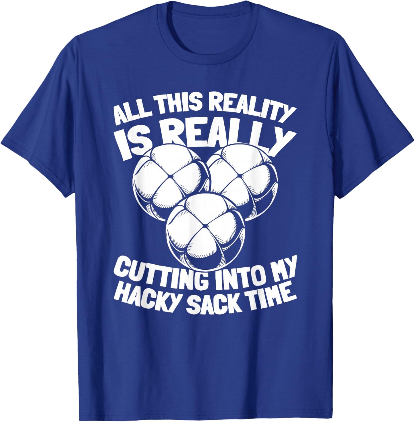 Recreation Footbag - Coordination Hacky Sack T-Shirt - T-Shirt | Royal