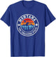 Montana Outdoors - Throwback Design - Classic T-Shirt - T-Shirt | Royal