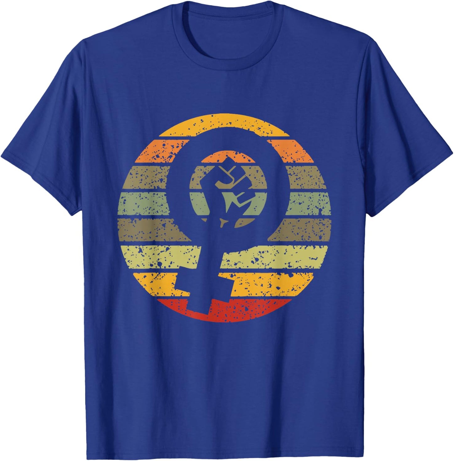 Feminismus Symbol Design Retro Vintage 70er 80er 90er Feministin T-Shirt - T-Shirt | Royal