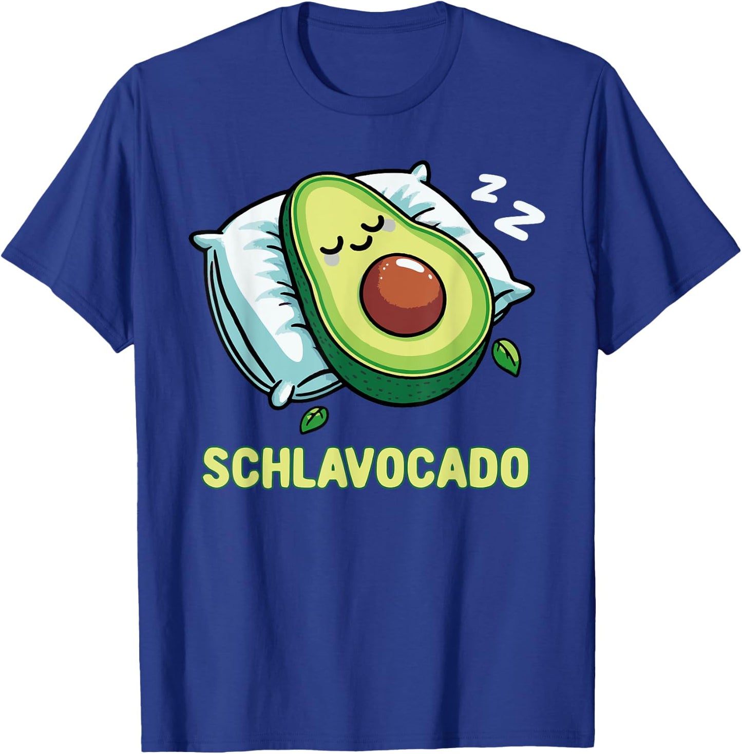 Schlavocado Pyjama Nachthemd Schlafanzug Schlaf Avocado T-Shirt - T-Shirt | Royal