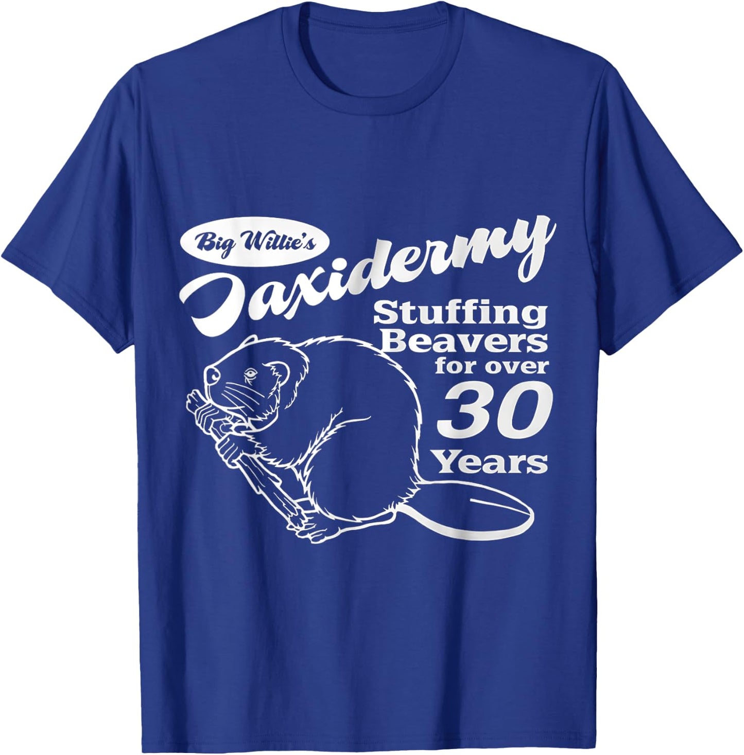 Offensive Stuffing Beavers T-Shirt - T-Shirt | Royal