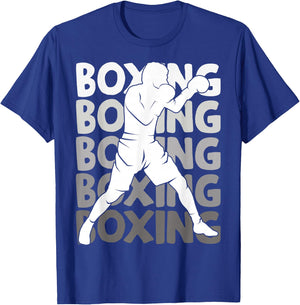 Boxing Boxers Boys Children Men T-Shirt - T-Shirt | Royal