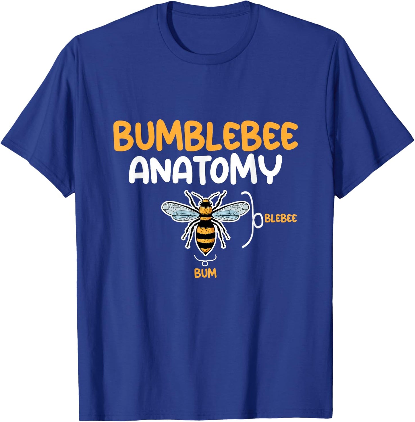 Bumblebee anatomy T-Shirt - T-Shirt | Royal