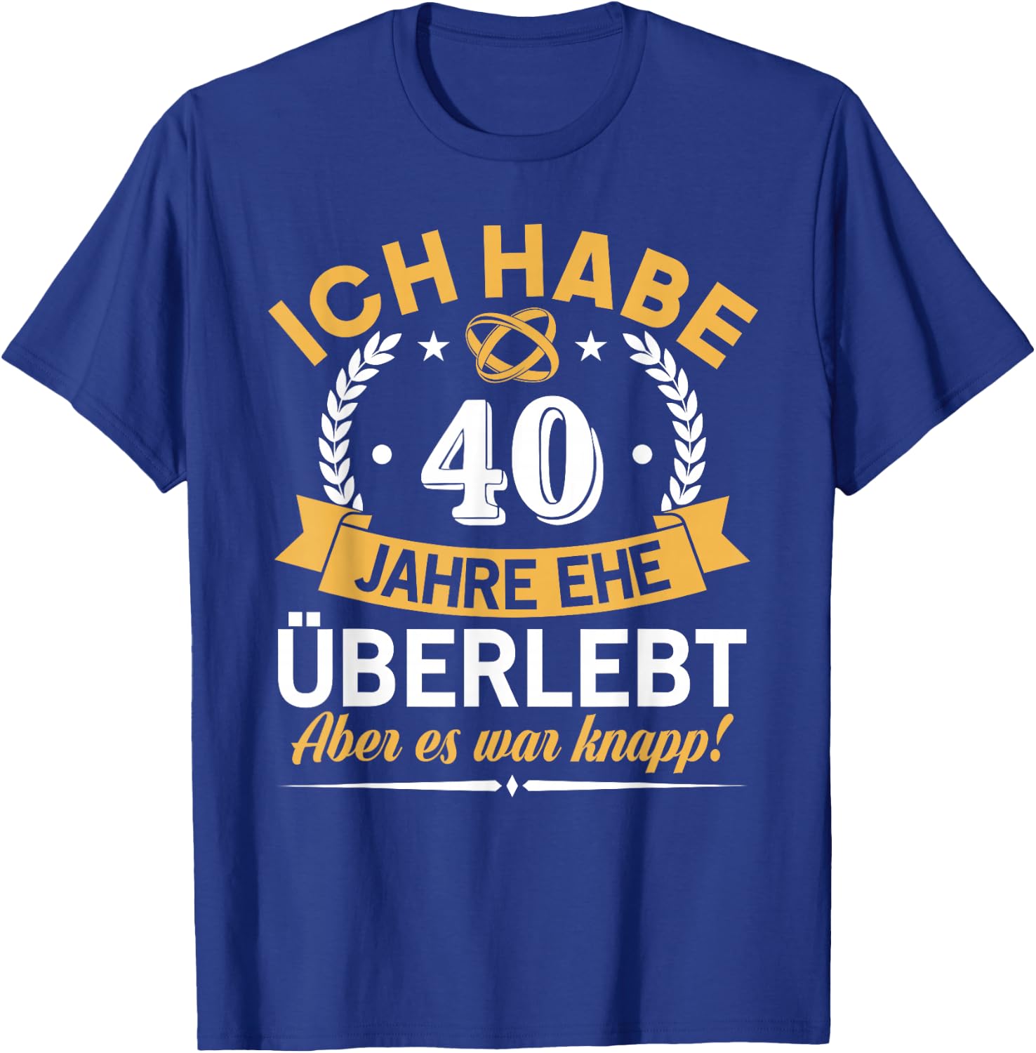 40 Jahre Verheiratet 40. Hochzeitstag Rubinhochzeit T-Shirt - T-Shirt | Royal