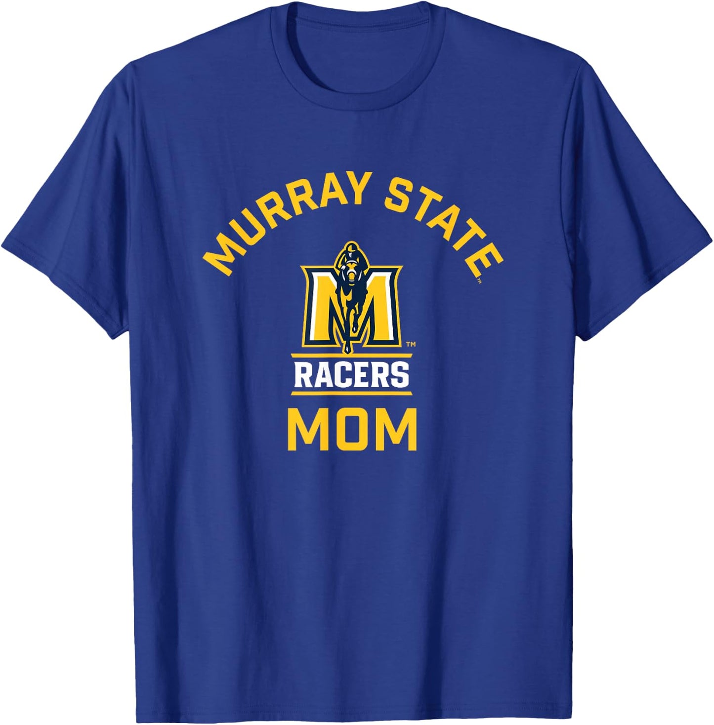 Murray State University Racers Arched Mom T-Shirt - T-Shirt | Royal