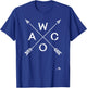 Waco Texas with Crossed Arrows T-Shirt - T-Shirt | Royal