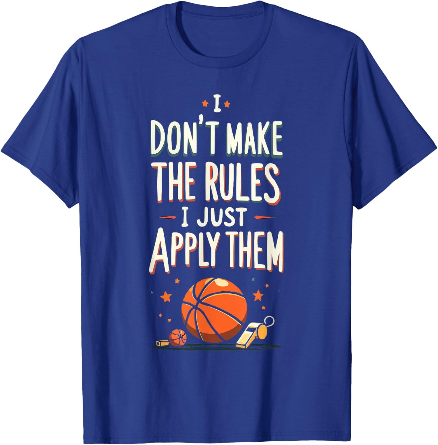 Basketball Game Official T-Shirt - T-Shirt | Royal