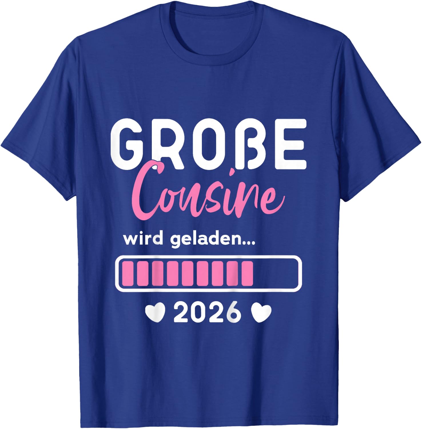 Große Cousin Geladen 2026 Ich Werde Große Cousine 2026 , black T-Shirt - T-Shirt | Royal