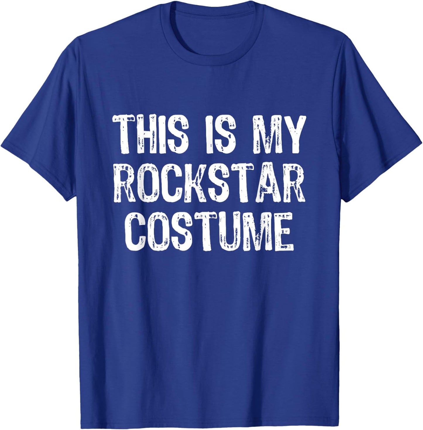 This Is My Rockstar Halloween Costume Lazy Easy Rock-Star T-Shirt - T-Shirt | Royal