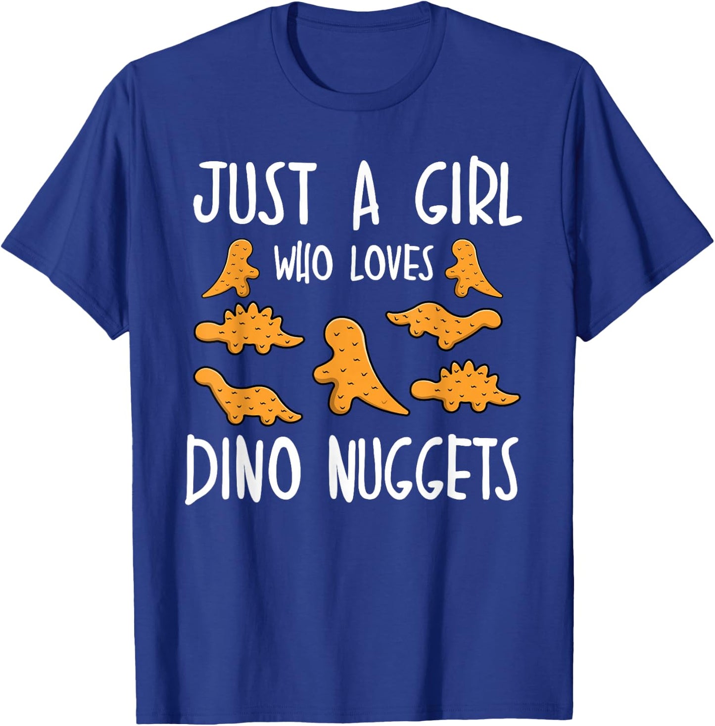 Nur ein Mädchen, das Dino Nuggets liebt Merch Chicken Nuggets T-Shirt - T-Shirt | Royal