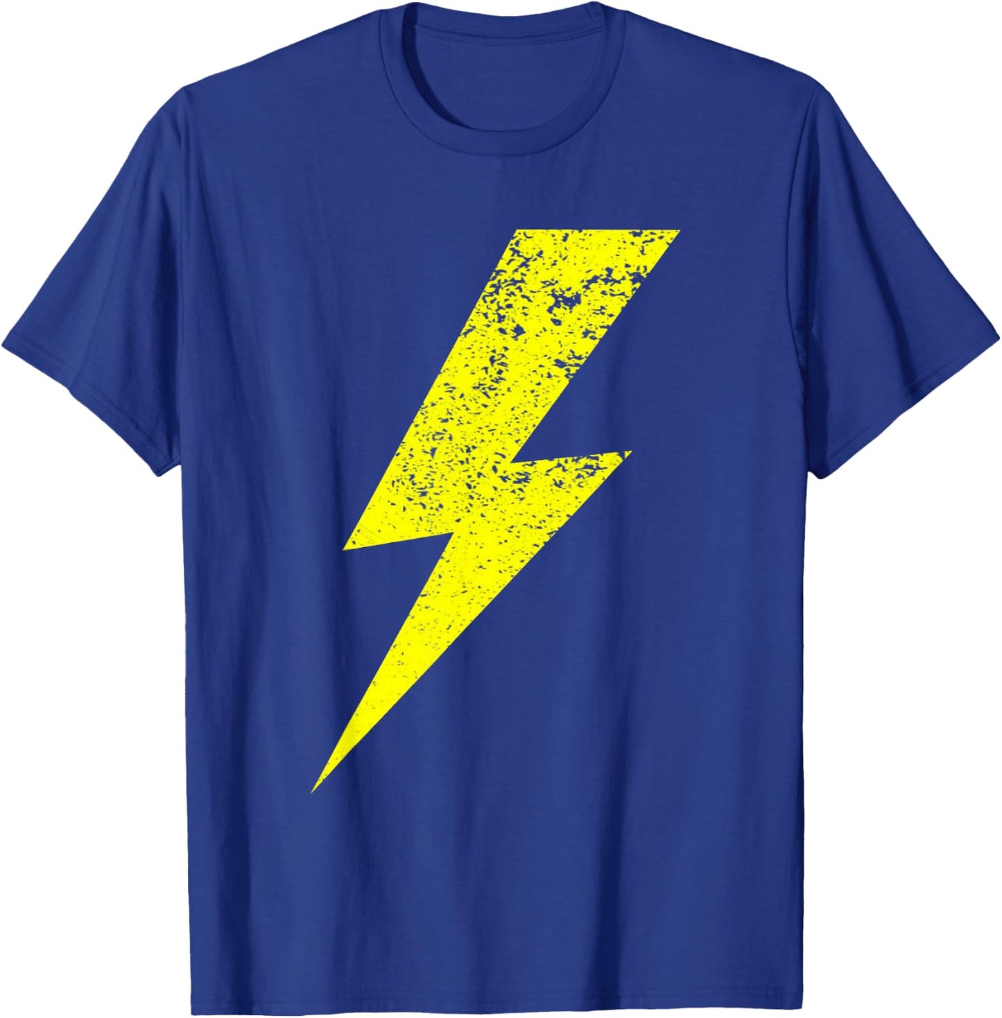 Designs with Yellow Flashes , black T-Shirt - T-Shirt | Royal