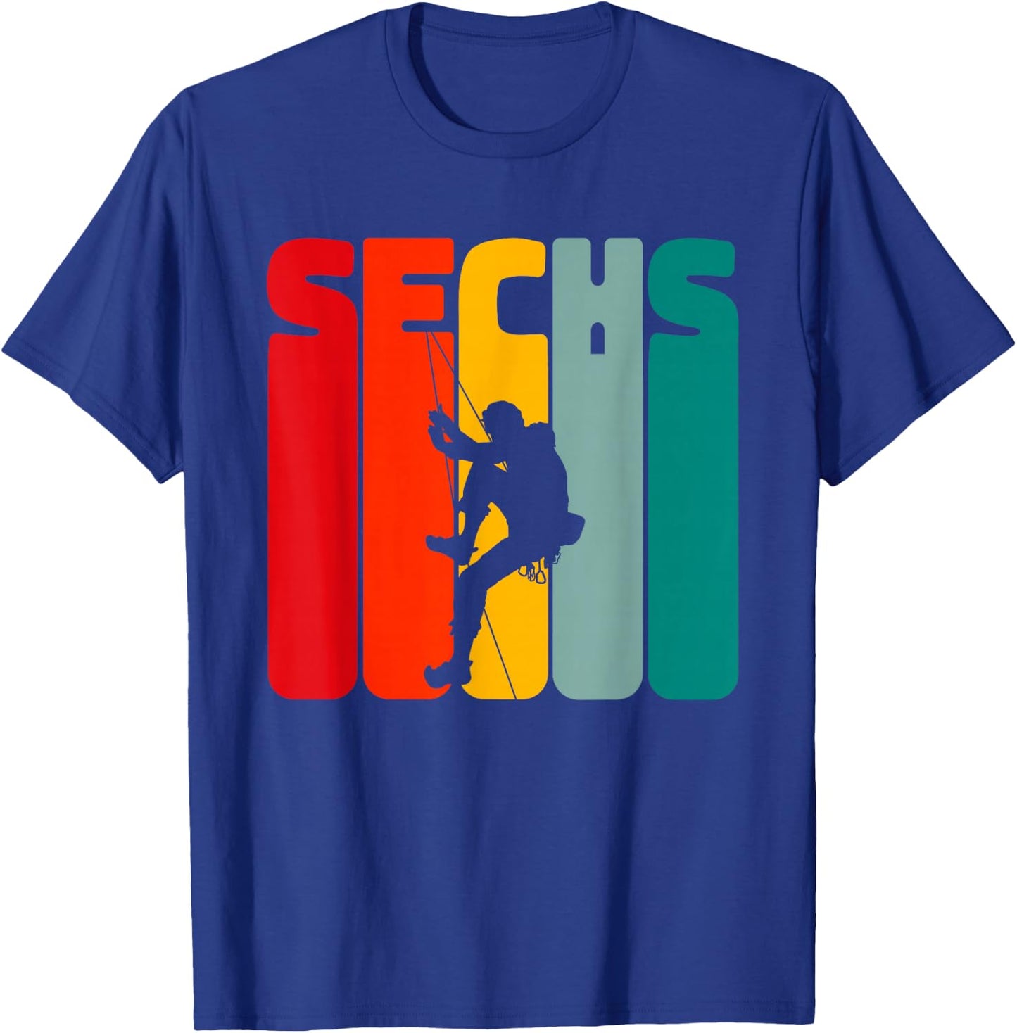 Kletterer Boulderer 6 Jahre Jungen Klettern 6 Geburtstag T-Shirt - T-Shirt | Royal