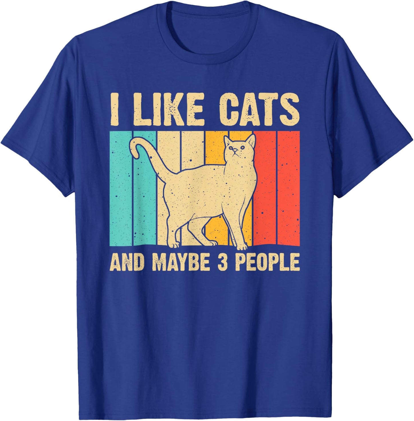 Funny Cat Design Cat Lover Women Animal Introvert T-Shirt - T-Shirt | Royal