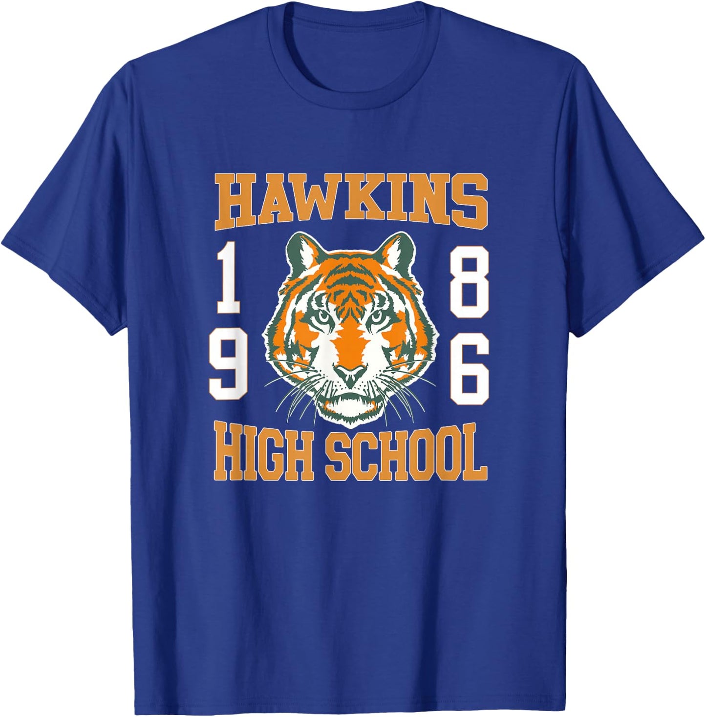 Stranger Things Vintage Hawkins High School 1986 Collegiate T-Shirt - T-Shirt | Royal