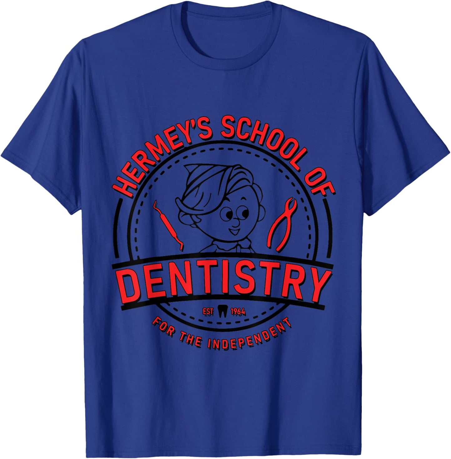 Hermey’s School of Dentistry Christmas Dental Hygienist T-Shirt - T-Shirt | Royal