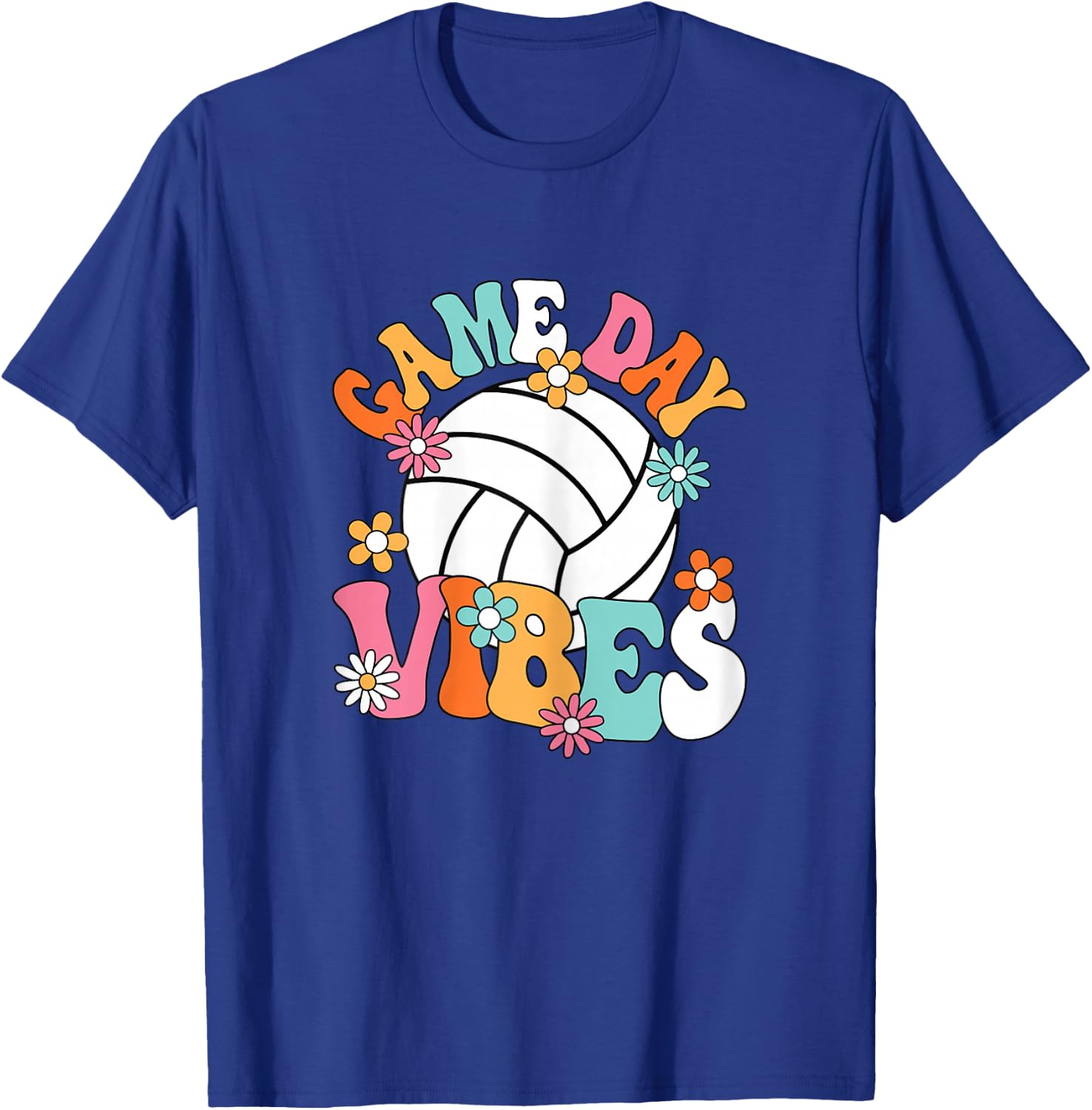 Volleyball Game Day Volleyball Player Women Girls T-Shirt - T-Shirt | Royal